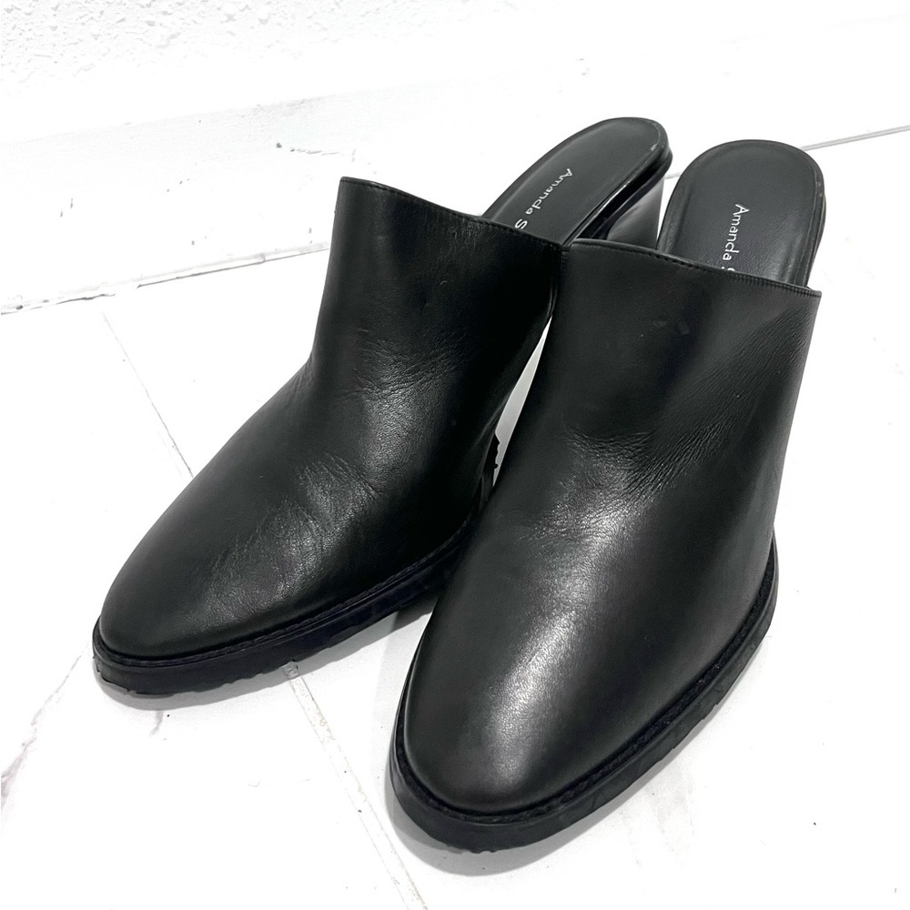 Amanda Smith Phoenix high heels Black Ankle‎ mules 9